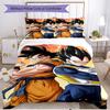 3pcs Duvet Cover Set (1*Duvet Cover + 2*Pillowcase, Without Core), DRAGON BALL Print Soft All‑Season Bedding Set, Home Bedroom Decor Gift