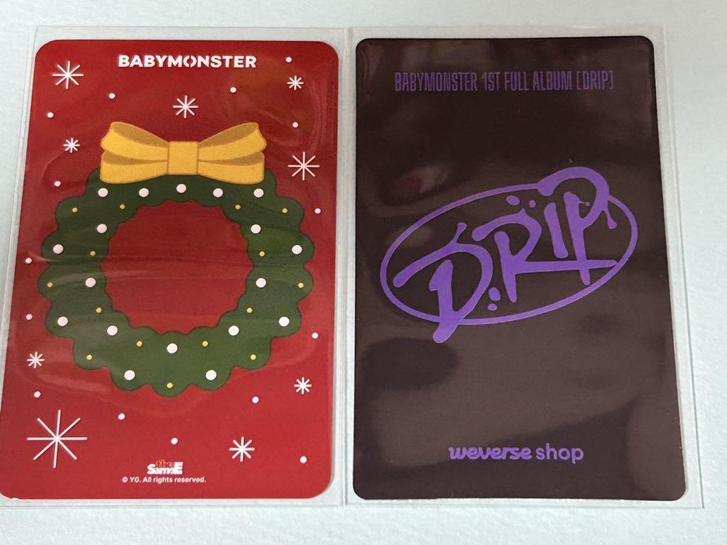 [USED] BABYMONSTER Chikita Trading Card Winter White Day