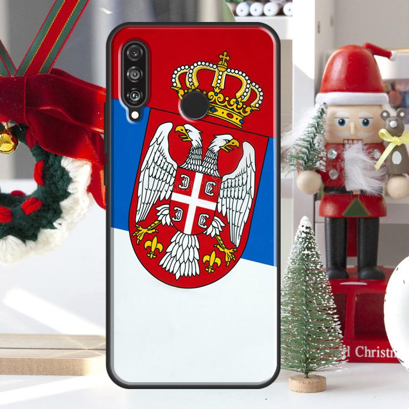 Flag of Serbia Serbian For Huawei Nova 7i 8i 11i 12i 12s Y73 Y70 Y90 Y60 Y72 Y61 Y91 9 10 SE P30 Pro P40 Lite Case