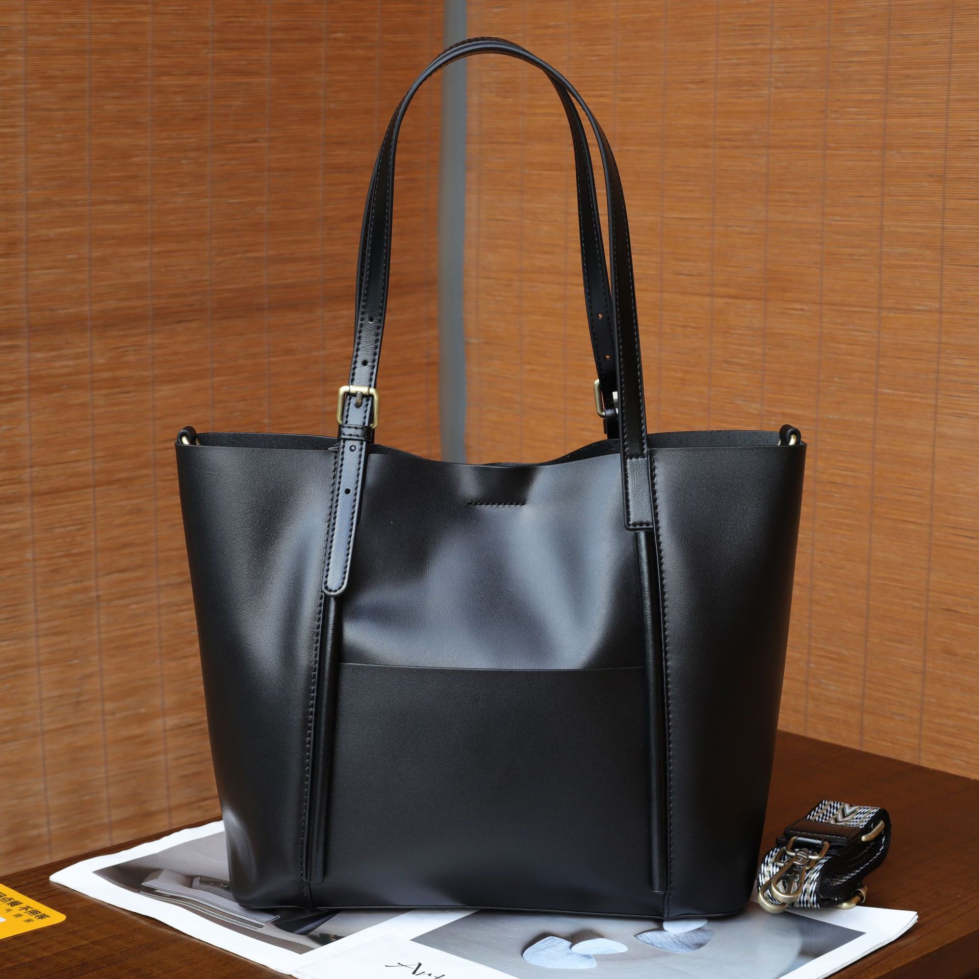 2025 New Top Layer Cowhide Tote Bag For Women