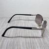 Used [Good Condition/with Case] Cartier Sunglasses Silver Side Logo