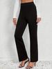 Women's Solid Color High Waist Slimming Straight Pants: Comfortable, Casual, and Versatile for All Seasons