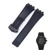 22mm Brand-new Silicone Watch Band For TAG HEUER Carrera Series Watch Strap for Men's Concave Convex Interface Watch Bracelet