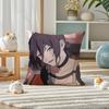 Anime RRaze Chainsaw Sexy Pillow Case Silky Elegant Comfort Sofa Bed Invisible Zipper