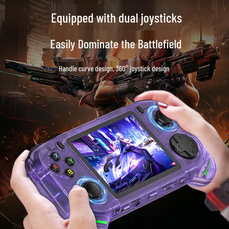 RX6H Portable Retro Game Console - Dual Joysticks, Nostalgic Handheld Arcade, New Model.