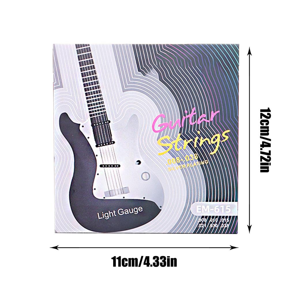 Acoustic Guitar Strings 6pcs/set Guitar Strings 1-6 For Acoustic Guitar Ukulele Bass Steel Wire Classic Acoustic Folk