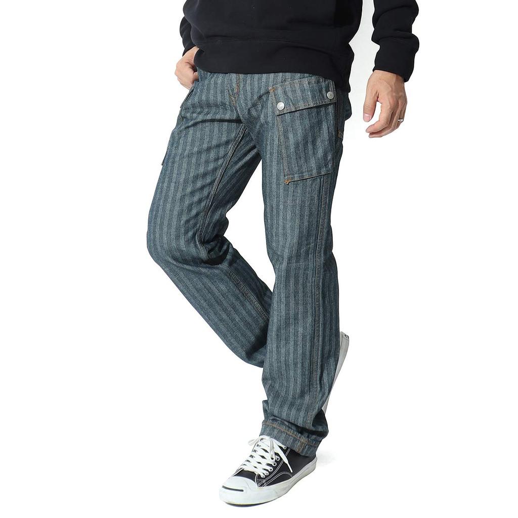 Kojima Jeans Herringbone Cargo Size 36 Men's Pants,