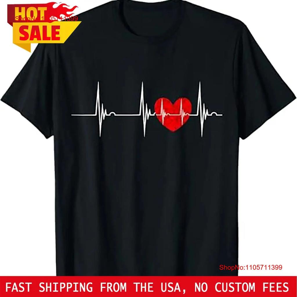 Cardiologist Cardiology Heart Ecg Heartbeat Pulse Surgeon T Shirt Long Or Short Sleeves Vintage Washed Slightly Casual