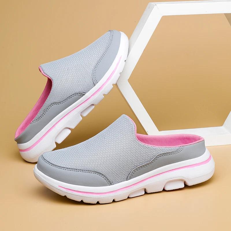 2025 Men Slippers Summer Breathable Home Indoor Slippers Men Thick Bottom Slides Fashion Couple Walking Shoes