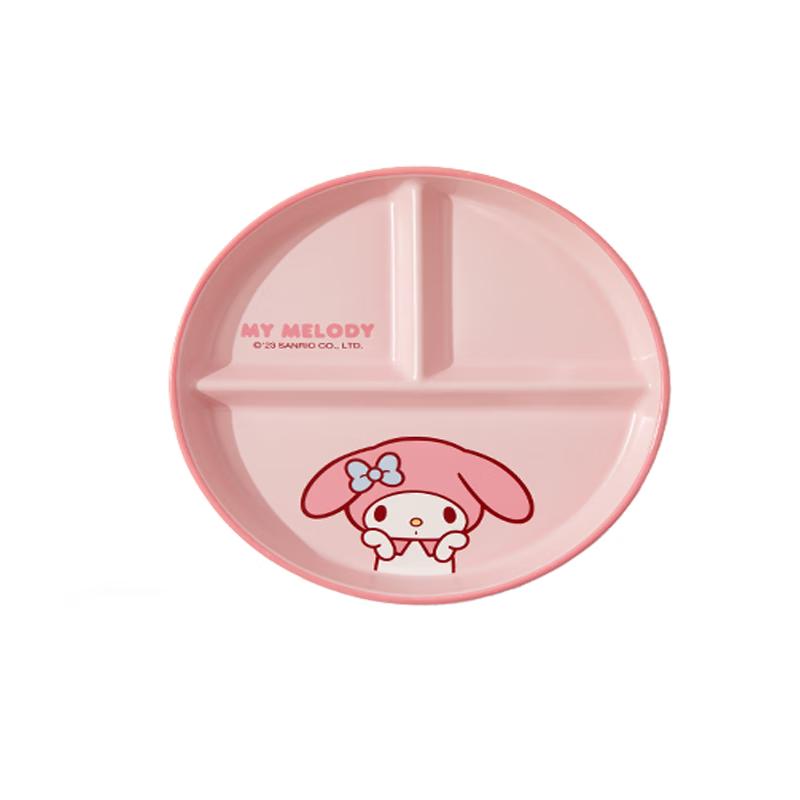 MANCHAOJIA Sanrio Kids Divided & Dinner Plates