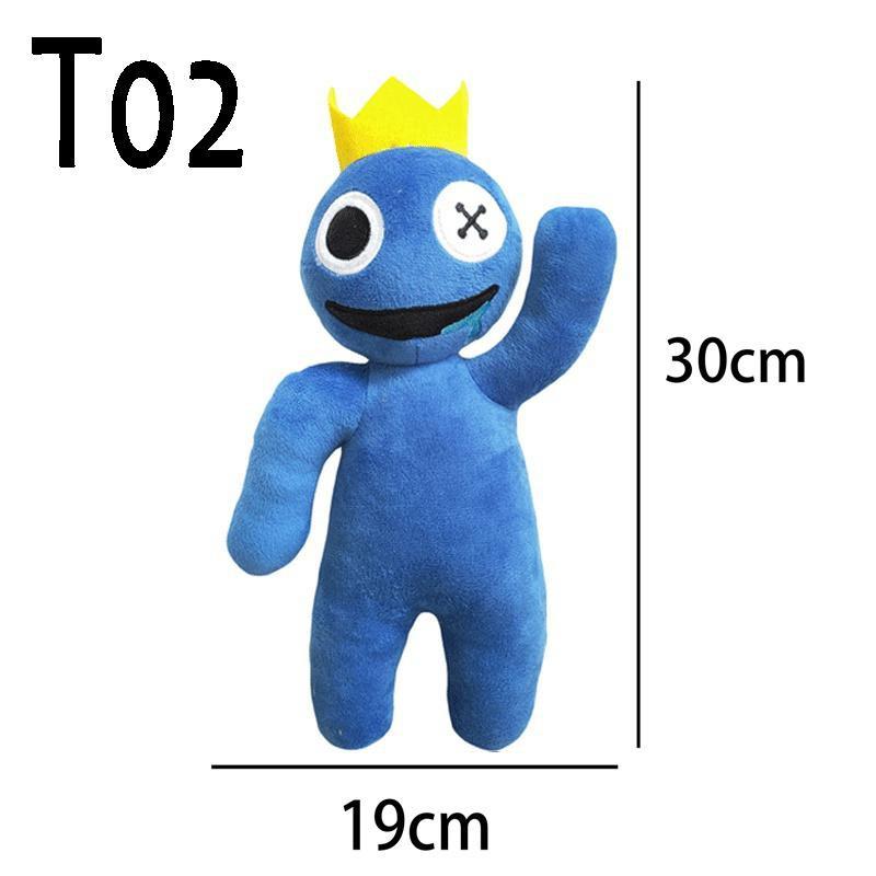 Rainbow Friends Roblox Peluche Cartoon Game Character Doll Kawaii Blue Monster Morbido Peluche per Bambini Regali di Natale