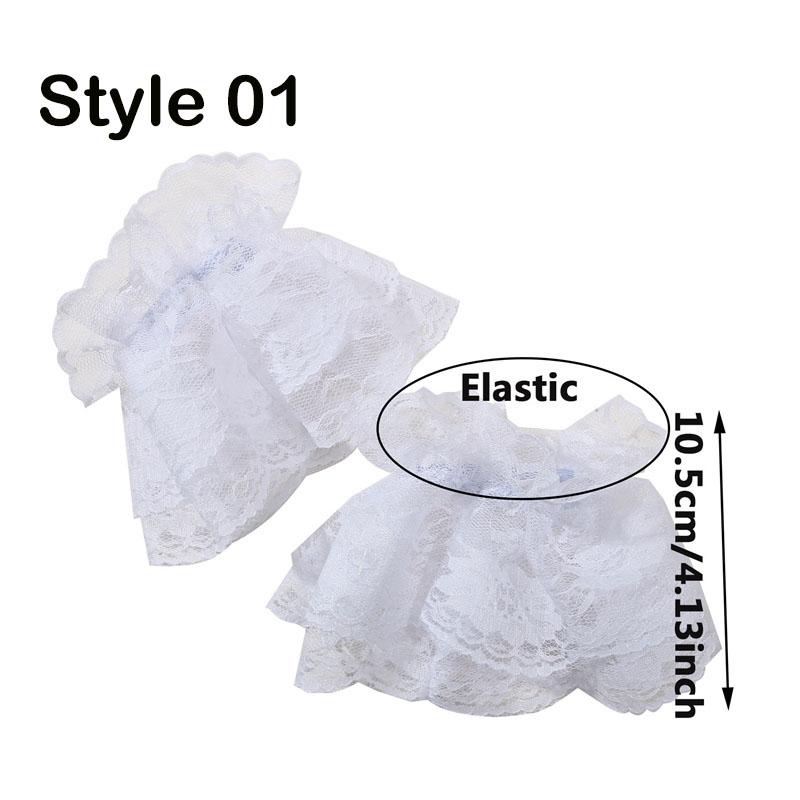 Lace Short Gloves for Women Bridal Wedding Lolita Dress Accessories Banquet Wedding Lace Gloves Thin Mittens Bridal Mesh Gloves