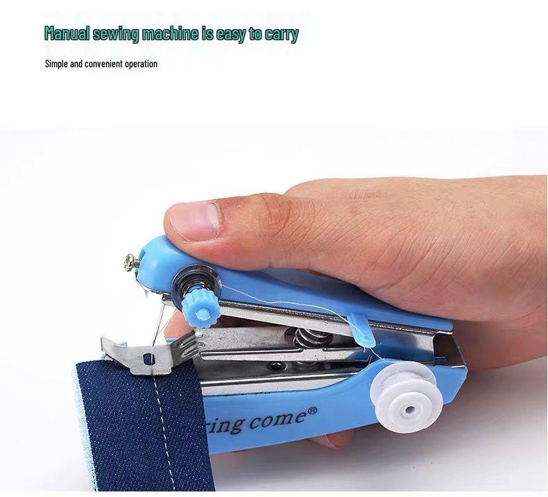 Portable Automatic Serger: Compact, Efficient Shoe Repair & Sealing Machine with Dual-Line Stitch for Home Use