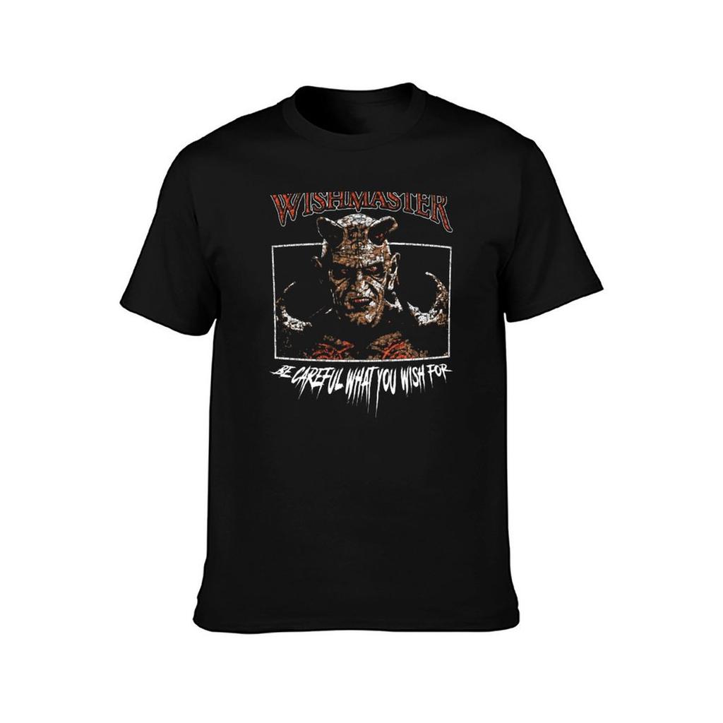 The Djinn Wishmaster (Retro Horror) T-Shirt Graphic T Shirts Cotton Graphic Tees Sports Fans Funny T Shirts Men