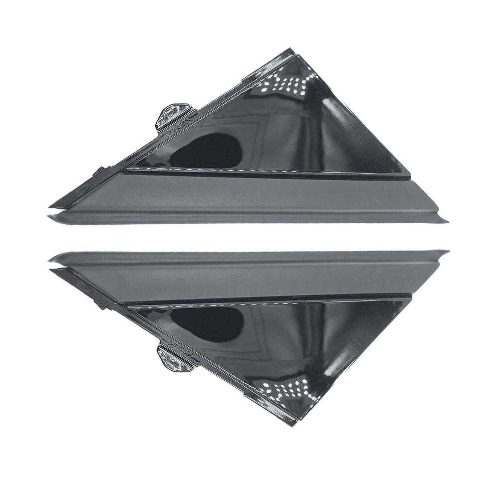 Αυτοκινήτου Αριστερό Δεξί Κάλυμμα Καθρέπτη Πόρτας Μολντίνγκ Μαύρο Γυαλιστερό 1SH17KX7AA Για 12-17 FIAT