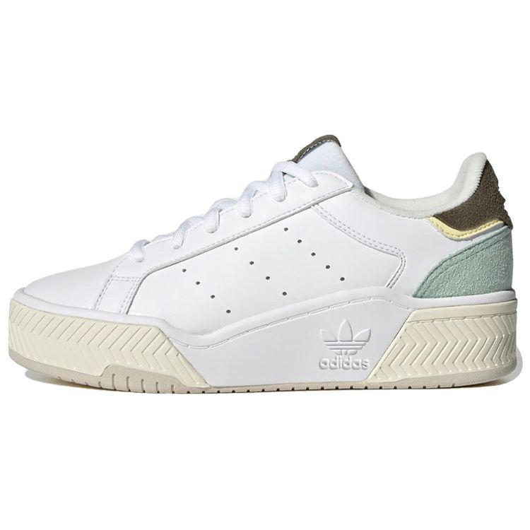 Adidas Originals Court Tourino Bold Non-Slip Durable Low-Top Skate Shoes Women Sneakers White GX1849