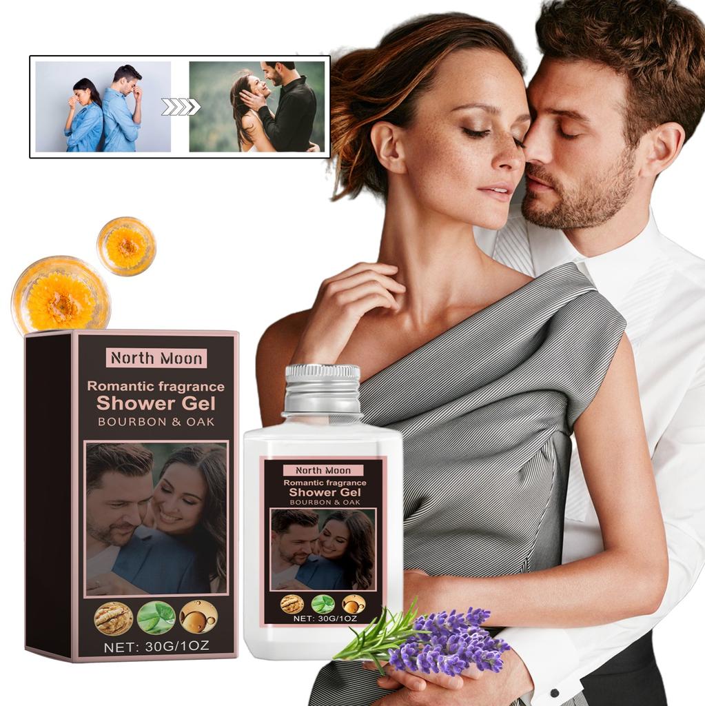 Pheromon-Duschgel, Pheromon-Duft, lang anhaltendes Duschgel, Duft-Duschgel, Lavendel-Minze-Duschgel, 30 ml