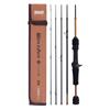 Kingdom Micro Expert Fishing Rods 4/5 Section 1.5m/1.65m MF Casting Rod Spinnng Rod UL UL-L FUJI Guide Ring 61.9g Travel Ultra Light