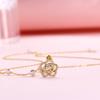 S925 Sterling Silver Camellia Pearl Necklace - Women's Forest Style, Light Luxury, Clavicle Chain, Niche Design.