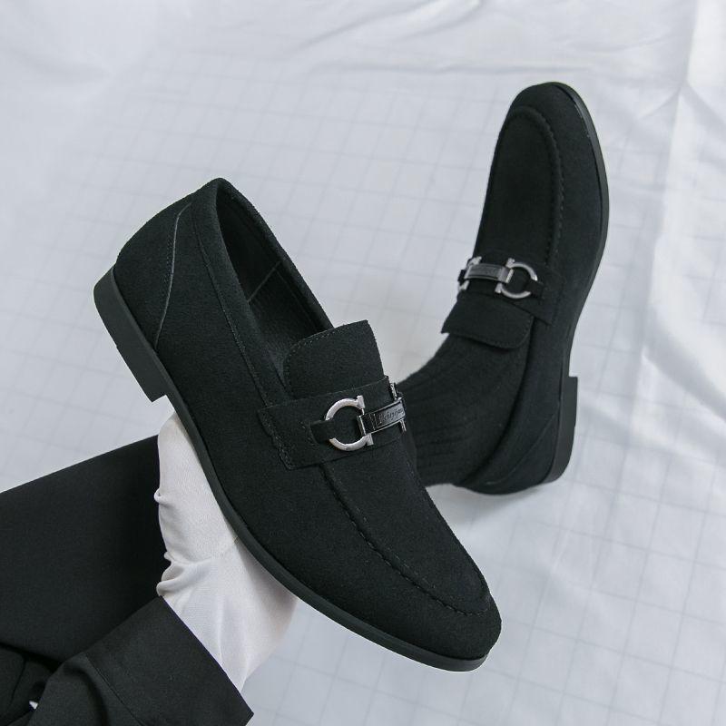 

Men s Suede Casual Slip-On Loafers - Trendy Summer Driving Shoes 42