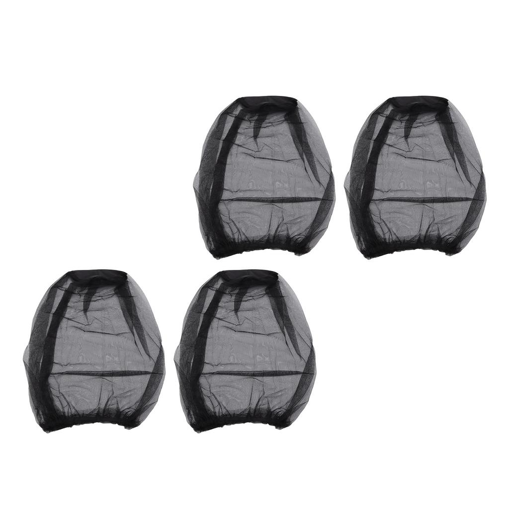 4pcs Mosquito Net Fine Holes Prevents Insects Mosquito Head Net Mesh for Camping Hiking Ourdoor