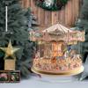 2D Flat Acrylic Dreamy Carousel Decoration, Indoor and Outdoor Decoration - No Battery/electricity Required, Free Day Decoration, Shop Decoration,