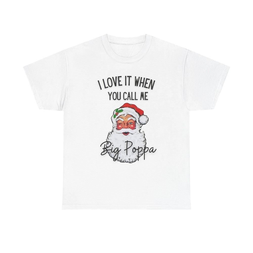 

Позвони мне Большой Папочка Графическая футболка Санта Смешная Рождественская Унисекс Тяжелая Хлопковая Футболка 3XL