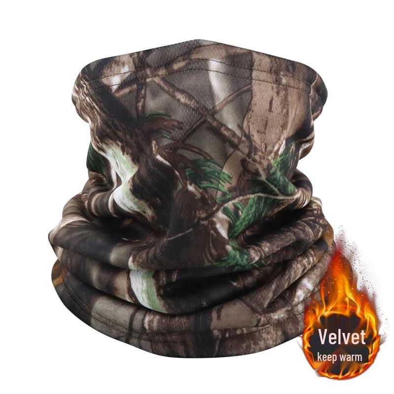 Теплый камуфляжный шарф-труба Yingtu