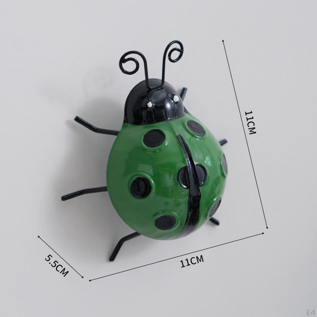 Adorable Ladybug Metal Wall Art for Home and Garden
