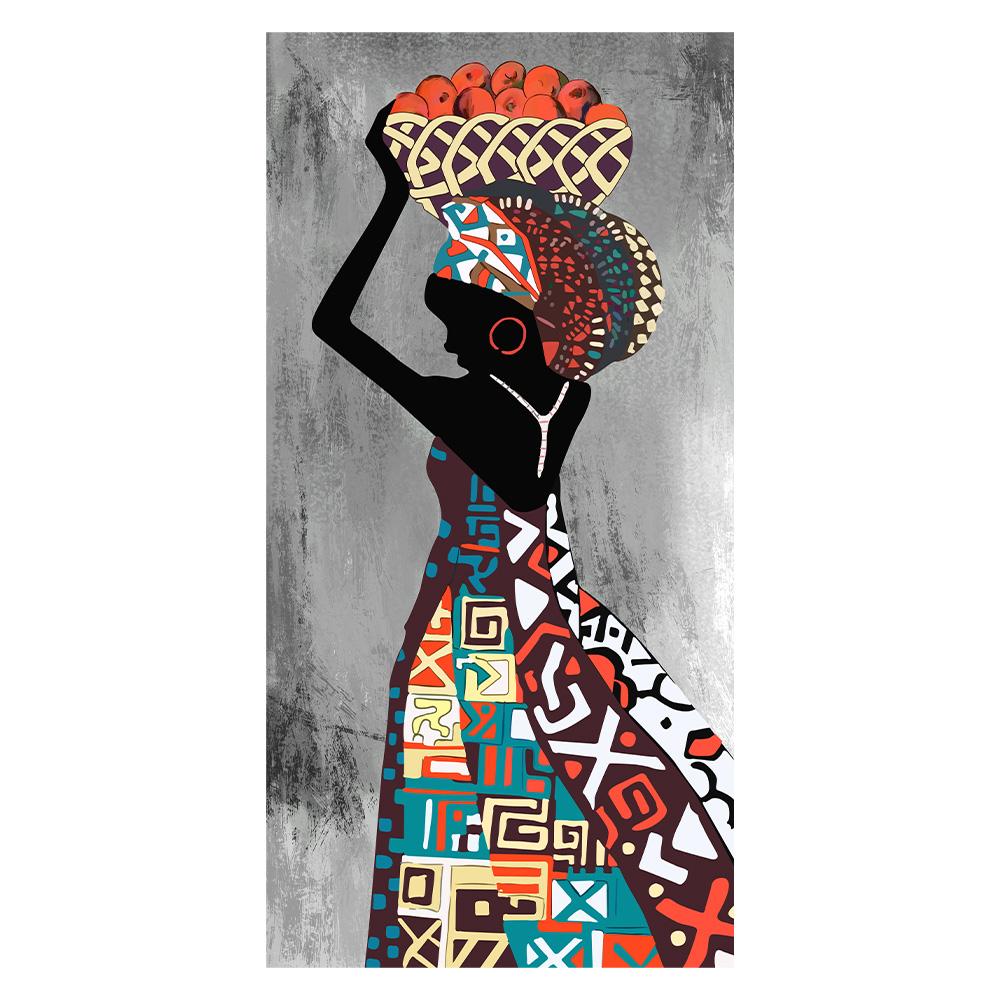 Afrikanische Schwarze Frau Leinwandmalerei Vintage Wandkunst Figuren Drucke Für Wohnzimmer Zuhause Raum Wand Dekorative Bilder