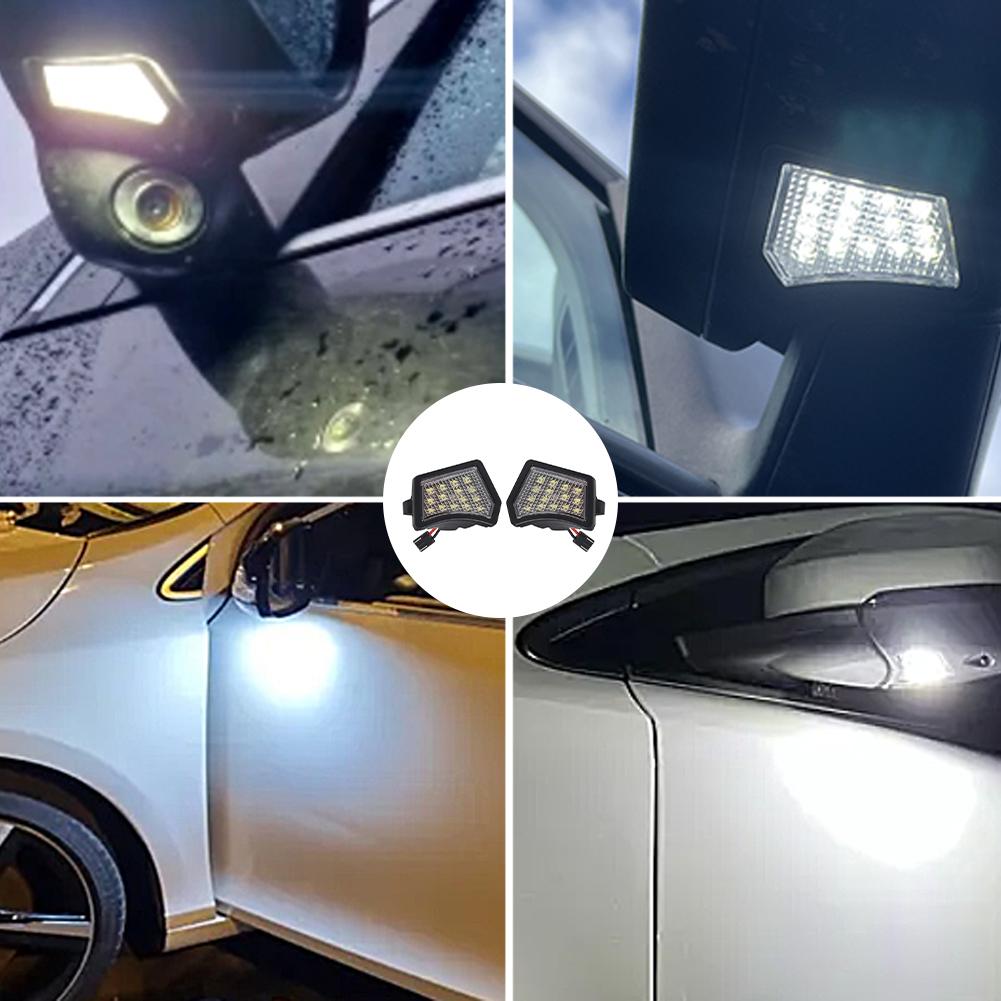 2 Buc. Lampă LED Auto Fata Sub Oglindă Lumină de Bază Pentru V40 V50 C30 C70 S40 S60 S80 V50 V70 XC70 XC90 Jaguar XJ XF XK/XKR XE