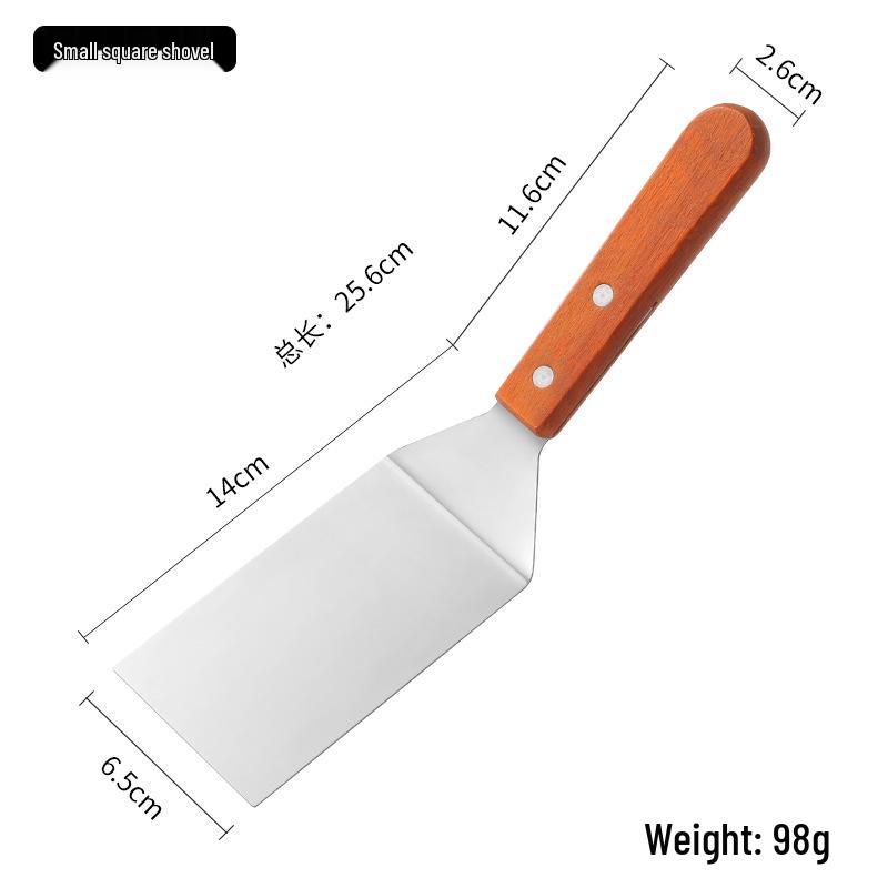Stainless Steel Spatula Set: Kitchen, Hamburger, Frying, Teppanyaki, and Barbecue Tools