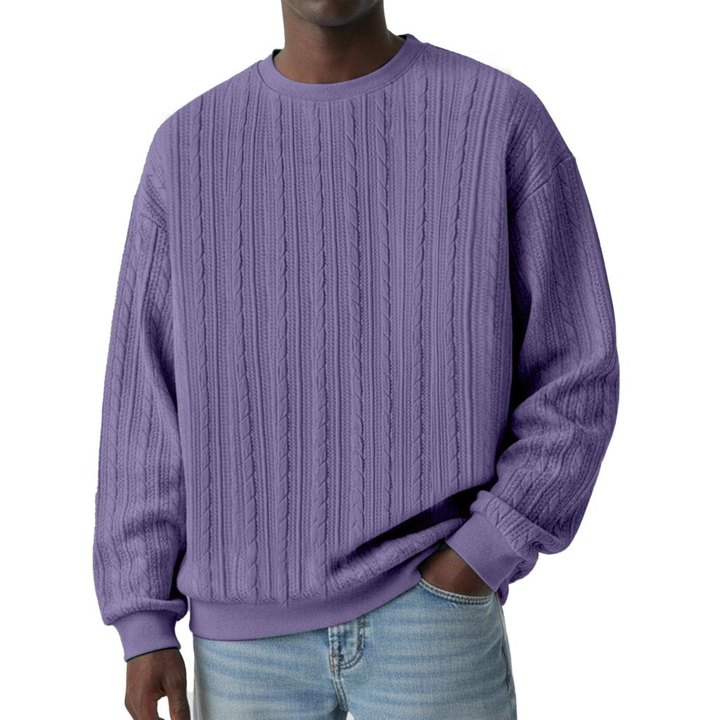 Herrar Fritid Rund Hals Halv Dragkedja Tryck Långärmad Hoodie