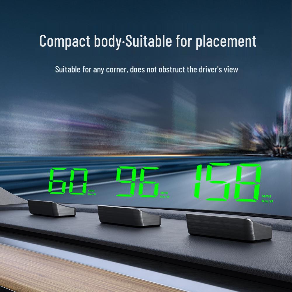 Car Beidou GPS HUD: Multifunctional HD Speedometer and Vehicle Speed Projector