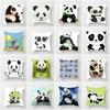 Sofa Bedroom Cute Panda Pillowcase Home Decoration Zipper Pillowcase