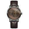 RADO Radar Diamond Series Automatic Mechanical Movement 100 Meters Plasma Polished High-tech Ceramic Material Case Leather Strap R14129306 43mm