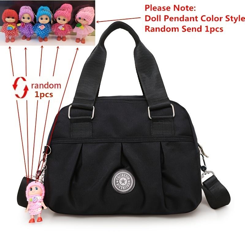 

Модная нейлоновая сумка кроссбоди, однотонная сумка через плечо, женская повседневная сумка и кошелек