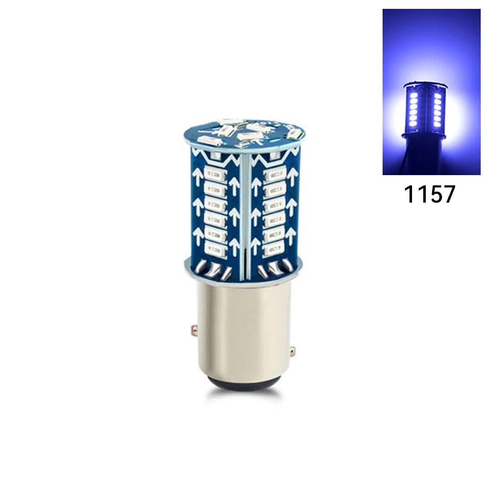 1Pc Motorcycle 1156 1157 Strobe Brake Light 12V LED Motor Bulb Headlight 30SMD Chips Lamp Reversing Parking Turn Signal Lights