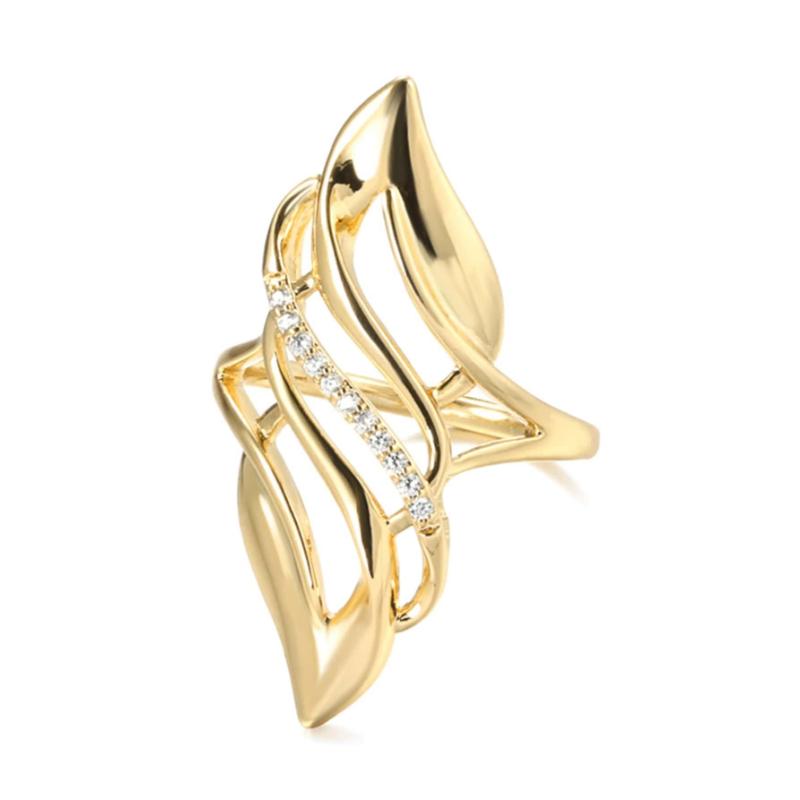 1 PC Elegant Cubic Zirconia Ring For Women For Wedding Engagement Anniversary Party Band Jewelry Valentine's Day Gift Valentines Mother's Day,Gift