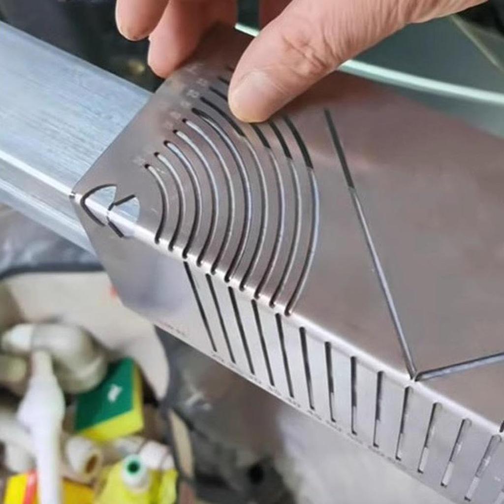 Precise-Flex Angle Arc Marking Tool Efficient Metal Pipe Saddle Cutting Guide Pipefitter Measuring Tools Welding Supplies