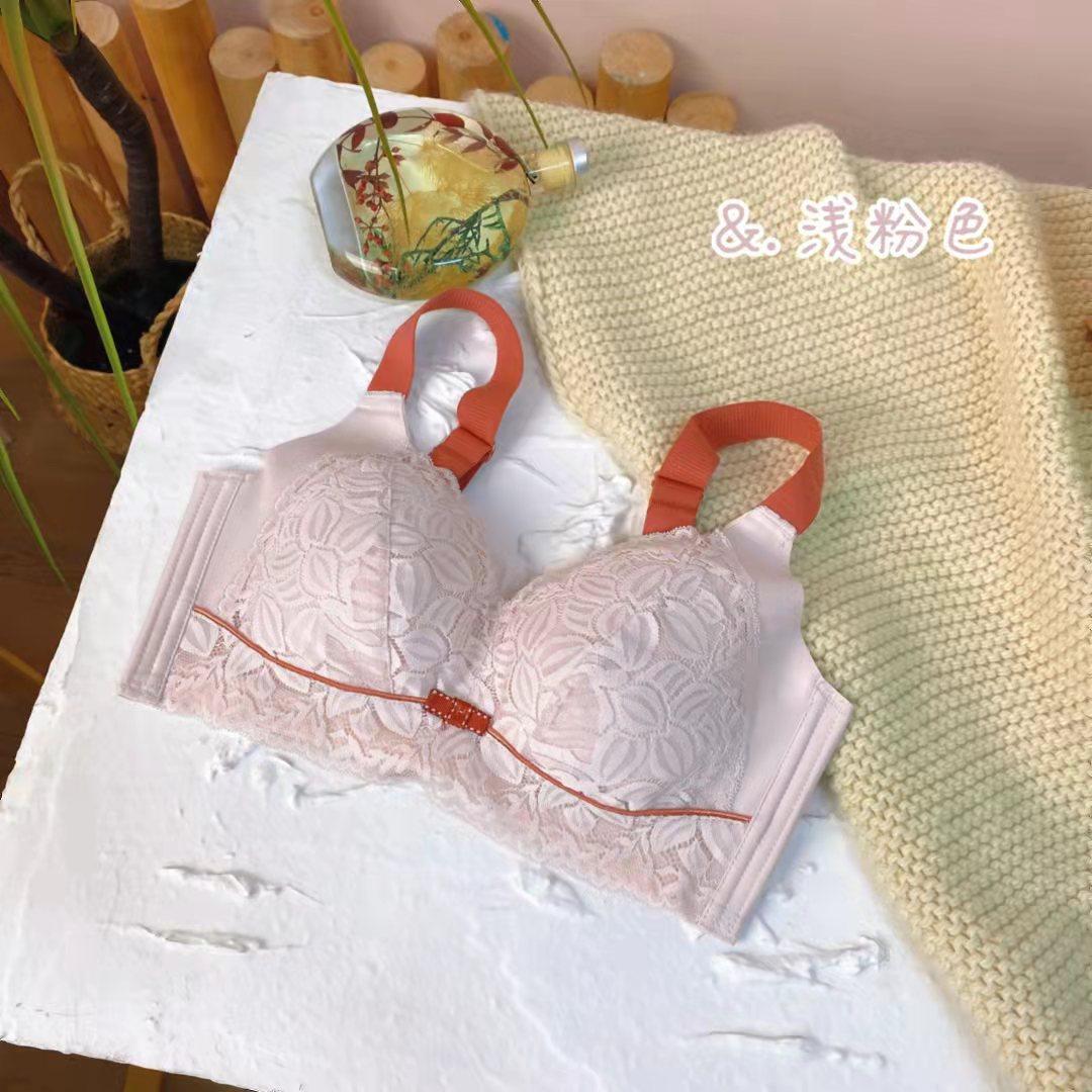 

мода Романтичный латекс большая грудь показать маленький тонкий чашка сексуальный плюс чашка нижнее белье регулировка тип анти-большой размер кружевной бюстгальтер 80 розовый