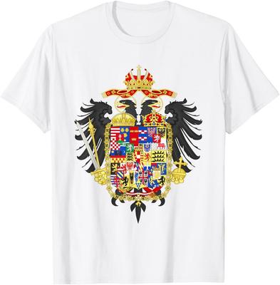 NUEVO T-Shirt Unisex de Edición Limitada con el Escudo de Armas de los Habsburgo del Sacro Imperio Romano Germánico