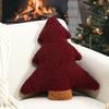 Kerstboom Kussen Feestelijk Decoratief Sierkussen voor Bank Slaapkamer Pluizig Vakantie Huisdecoratie Feestcadeau