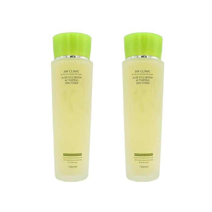 3w Clinic Aloe Tam Su Aktive Edici Cilt Toneri 150ml, Emülsiyon 150ml (7 Seçenek)