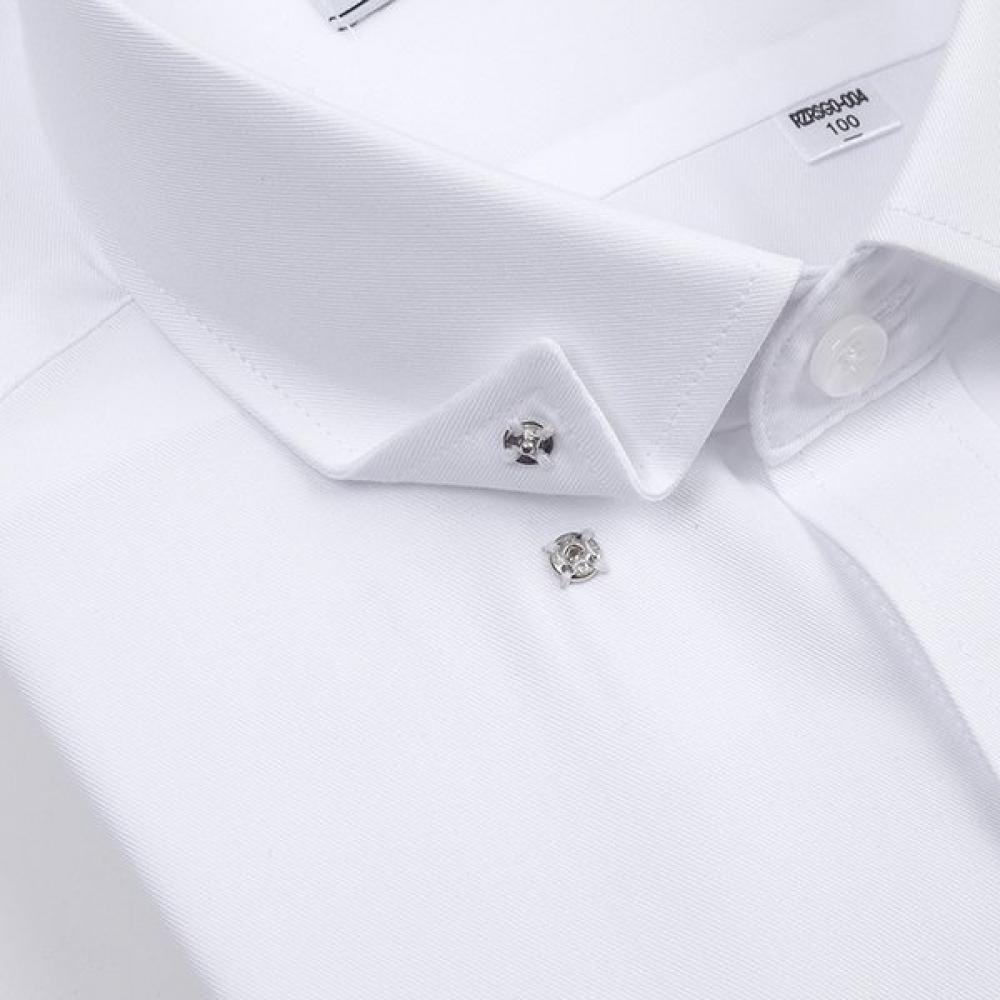 RENOMA Solid Long Sleeve Twill Shirt  Rzrsg0004 Wh 