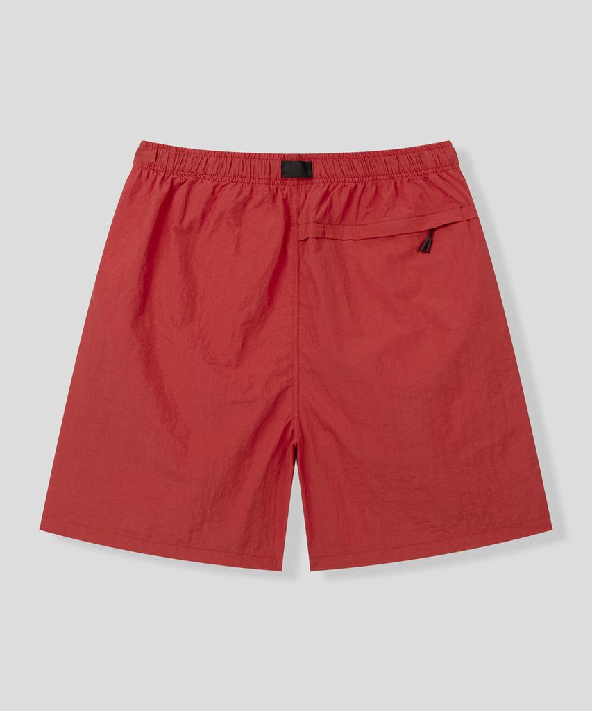 BLACK MOMENT Pure Shorts Classic Ultra-Light Nylon Wide Elastic Shorts [Red]