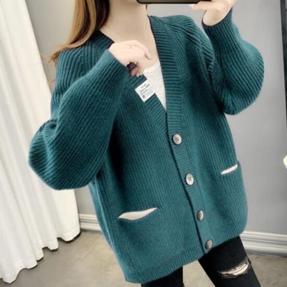Navava Women Daily Casual Long Sleeve Knit Cardigan Nk2831