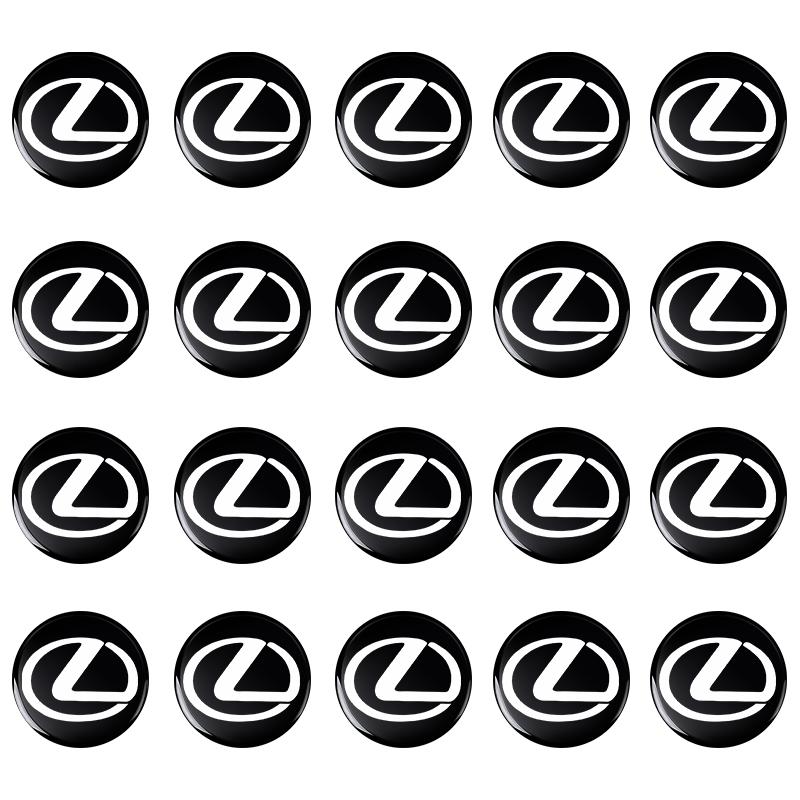 5/10/20 Pezzi Auto Alluminio 3D Emblema Guscio Chiave Telecomando Adesivi per Lexus IS IS250 IS250C IS300 IS300C IS350 IS350C F SPORT RX