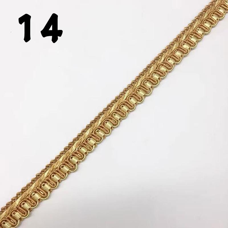 15 Meter Quastenfransen-Spitze im europäischen Stil Besatzkante Band für DIY Nähen Bekleidung Vorhang Sofa Kissen Polsterhandwerk Dekor