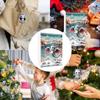 Hjemmeinnredning 2024 Jule-adventskalender Adventskalender Samleobjekt 2D morsomt dyresett Jubileumssamlerobjekt Home Decor